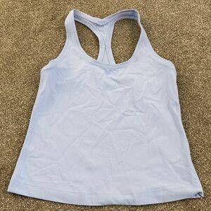 Light Blue Women's Racerback Tank Top lululemon crop